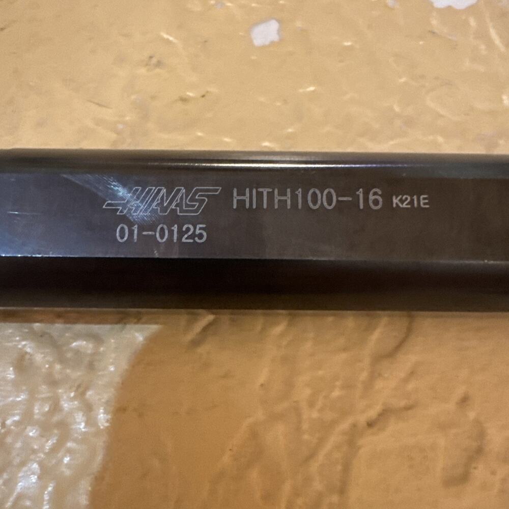 Haas HITH100-16 Indexable Boring Bar Tool Holder 1" Shank Used